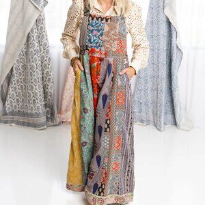 Patchwork Jumpsuit One of a Kind NWT Size L/XL